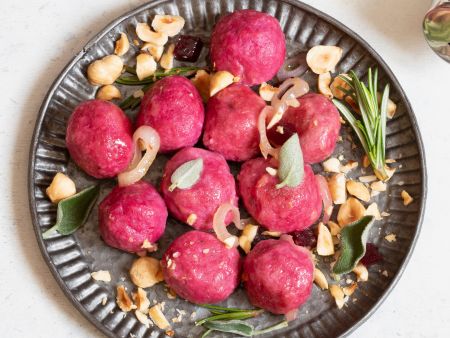 Rote-Bete-Gnocchi mit Ricotta
