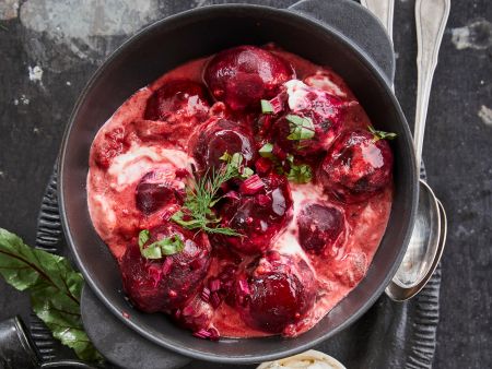 Rote Bete im Zwiebel-Feigen-Sud