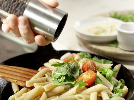 Rucola-Penne Zubereitung Schritt 5 Rucola-Penne Zubereitung Schritt 5