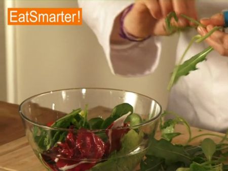 Rucola perfekt vorbereiten