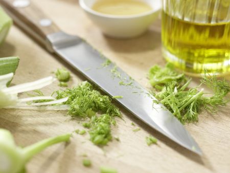 Rucolasalat mit Fenchel Zubereitung Schritt 1 Rucolasalat mit Fenchel Zubereitung Schritt 1