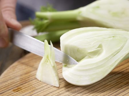Salat von gebratenem Fenchel Zubereitung Schritt 3 Salat von gebratenem Fenchel Zubereitung Schritt 3