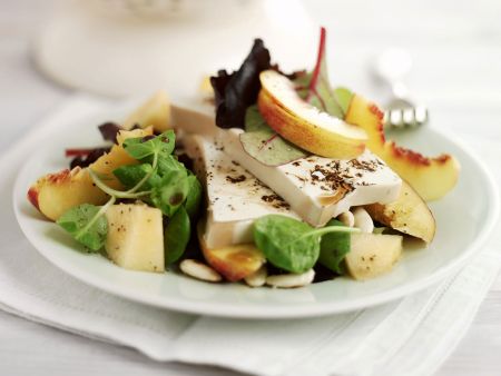 Salat mit Pfirsich Rezept