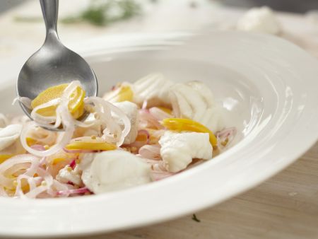 Sauerfleisch vom Seeteufel Zubereitung Schritt 10 Sauerfleisch vom Seeteufel Zubereitung Schritt 10