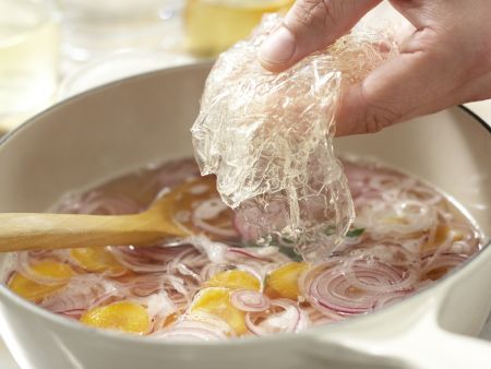 Sauerfleisch vom Seeteufel Zubereitung Schritt 4 Sauerfleisch vom Seeteufel Zubereitung Schritt 4