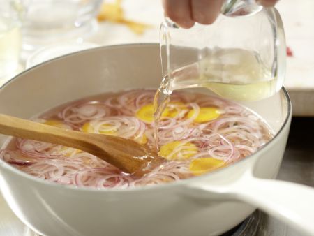 Sauerfleisch vom Seeteufel Zubereitung Schritt 5 Sauerfleisch vom Seeteufel Zubereitung Schritt 5