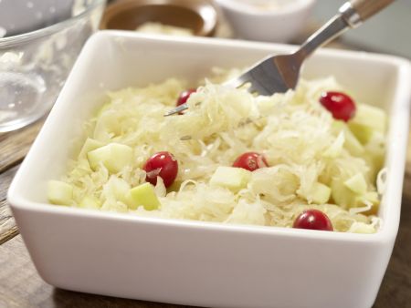 Sauerkraut-Apfel-Gratin Zubereitung Schritt 3 Sauerkraut-Apfel-Gratin Zubereitung Schritt 3