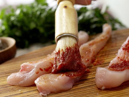 Scharfe Hähnchenrollen Zubereitung Schritt 6 Scharfe Hähnchenrollen Zubereitung Schritt 6