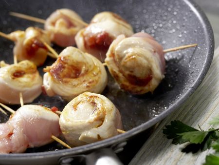 Scharfe Hähnchenrollen Zubereitung Schritt 7 Scharfe Hähnchenrollen Zubereitung Schritt 7
