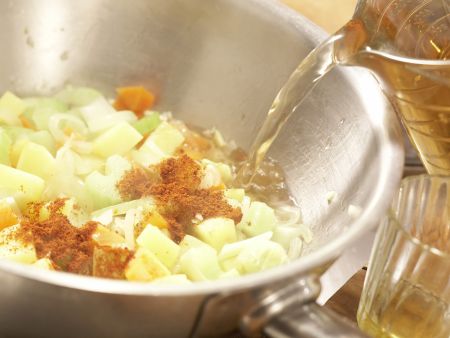 Scharfe Muschelsuppe Zubereitung Schritt 8 Scharfe Muschelsuppe Zubereitung Schritt 8