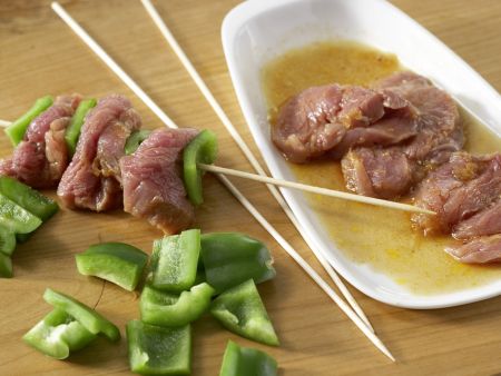 Schaschlikspieße Zubereitung Schritt 8 Schaschlikspieße Zubereitung Schritt 8