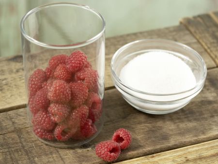Schnelle Himbeermarmelade Zubereitung Schritt 2 Schnelle Himbeermarmelade Zubereitung Schritt 2