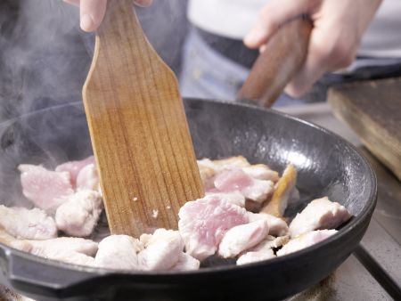 Schnelles Putengeschnetzeltes Zubereitung Schritt 4 Schnelles Putengeschnetzeltes Zubereitung Schritt 4