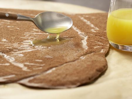 Schoko-Himbeerschnitten Zubereitung Schritt 5 Schoko-Himbeerschnitten Zubereitung Schritt 5