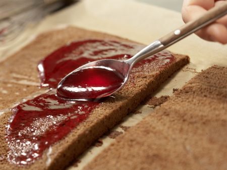 Schoko-Himbeerschnitten Zubereitung Schritt 6 Schoko-Himbeerschnitten Zubereitung Schritt 6