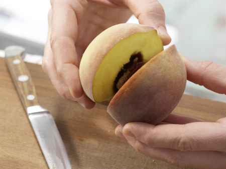 Schoko-Milchreis mit Pfirsich Zubereitung Schritt 2 Schoko-Milchreis mit Pfirsich Zubereitung Schritt 2