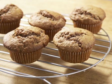 Schoko-Muffins mit Haferflocken Zubereitung Schritt 4 Schoko-Muffins mit Haferflocken Zubereitung Schritt 4