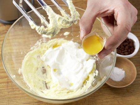 Schokowaffeln mit Bananenjoghurt Zubereitung Schritt 2 Schokowaffeln mit Bananenjoghurt Zubereitung Schritt 2