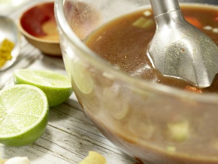 Schwarze Bohnensuppe Zubereitung Schritt 8 Schwarze Bohnensuppe Zubereitung Schritt 8