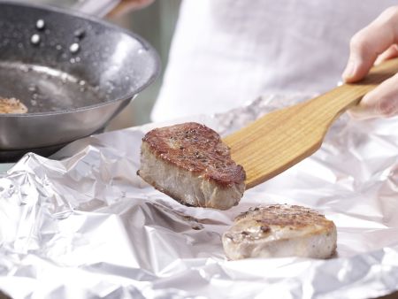 Schweinefilet mit Kürbis-Apfel-Gemüse Zubereitung Schritt 7 Schweinefilet mit Kürbis-Apfel-Gemüse Zubereitung Schritt 7
