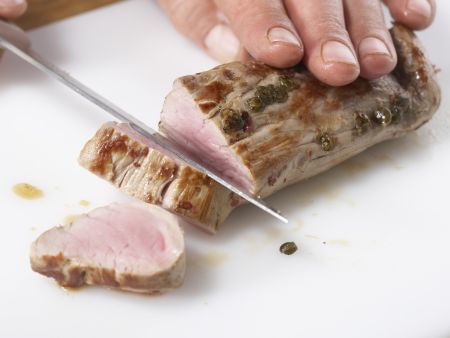 Schweinefilet mit Romanesco-Püree Zubereitung Schritt 7 Schweinefilet mit Romanesco-Püree Zubereitung Schritt 7