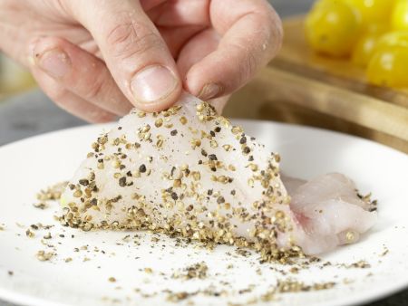 Seeteufelschnitzel Zubereitung Schritt 5 Seeteufelschnitzel Zubereitung Schritt 5