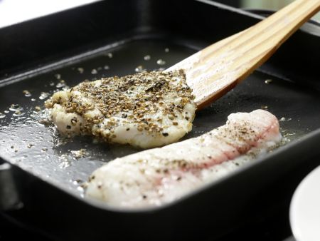 Seeteufelschnitzel Zubereitung Schritt 6 Seeteufelschnitzel Zubereitung Schritt 6