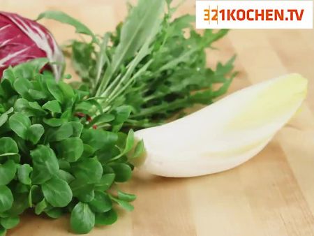 Simpler gemischter Blattsalat