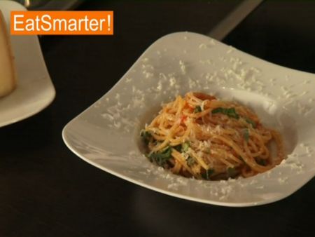 Spaghetti perfekt anrichten