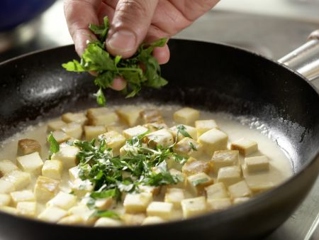 Spaghetti mit Kräuter-Sojacreme Zubereitung Schritt 6 Spaghetti mit Kräuter-Sojacreme Zubereitung Schritt 6
