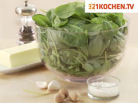 Spinat einfach garen
