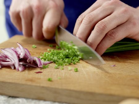 Spinat-Quark-Plätzchen Zubereitung Schritt 2 Spinat-Quark-Plätzchen Zubereitung Schritt 2