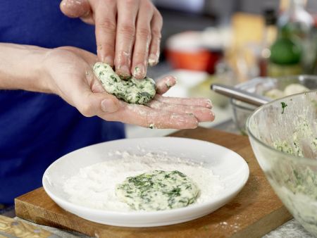 Spinat-Quark-Plätzchen Zubereitung Schritt 7 Spinat-Quark-Plätzchen Zubereitung Schritt 7