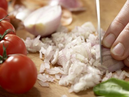 Spinatsalat mit Zander Zubereitung Schritt 2 Spinatsalat mit Zander Zubereitung Schritt 2
