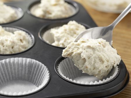 Spinatsuppe mit Muffins Zubereitung Schritt 3 Spinatsuppe mit Muffins Zubereitung Schritt 3