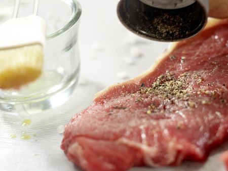 Steaks vom Salzbett Zubereitung Schritt 5 Steaks vom Salzbett Zubereitung Schritt 5