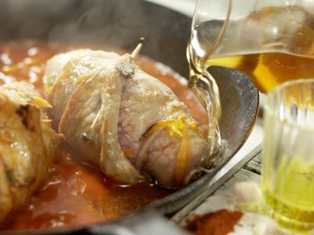 Steirische Kalbsrouladen Zubereitung Schritt 9 Steirische Kalbsrouladen Zubereitung Schritt 9
