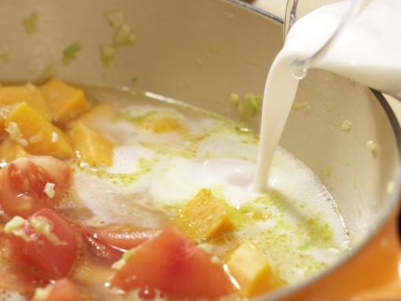 Süßkartoffel-Kokos-Suppe Zubereitung Schritt 6 Süßkartoffel-Kokos-Suppe Zubereitung Schritt 6