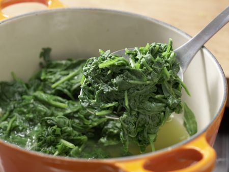 Süßkartoffeln mit Spinatsalat Zubereitung Schritt 3 Süßkartoffeln mit Spinatsalat Zubereitung Schritt 3