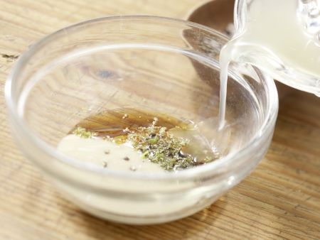 Süßkartoffeln mit Spinatsalat Zubereitung Schritt 6 Süßkartoffeln mit Spinatsalat Zubereitung Schritt 6