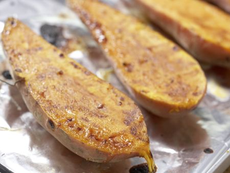 Süßkartoffeln mit Spinatsalat Zubereitung Schritt 8 Süßkartoffeln mit Spinatsalat Zubereitung Schritt 8