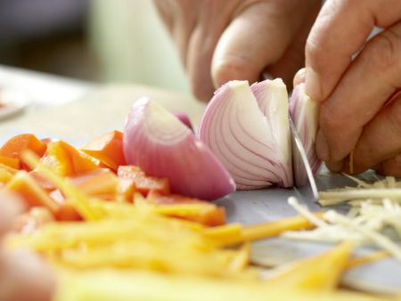 Süßsaures Putenfleisch Zubereitung Schritt 3 Süßsaures Putenfleisch Zubereitung Schritt 3