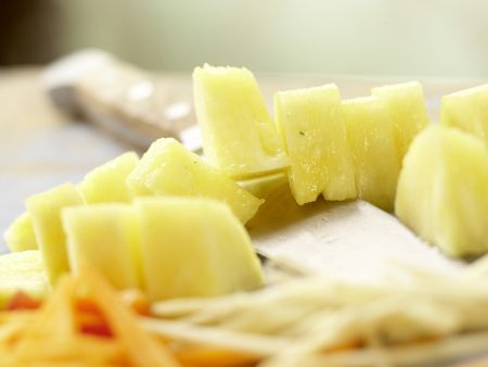Süßsaures Putenfleisch Zubereitung Schritt 4 Süßsaures Putenfleisch Zubereitung Schritt 4