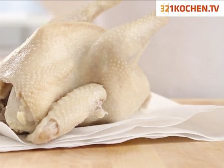 Suppenhuhn einfach zerteilen