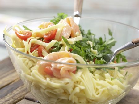 Tagliatelle und marinierter Lachs Zubereitung Schritt 9 Tagliatelle und marinierter Lachs Zubereitung Schritt 9