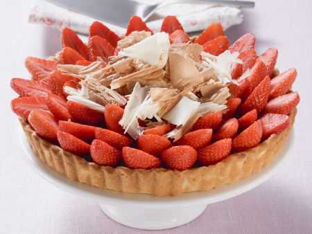 Tarte mit frischen Erdbeeren Rezept