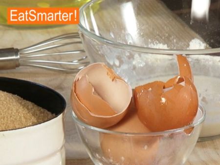 Eine süße Pizza vorbereiten