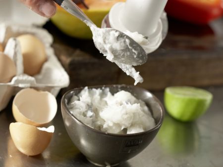 Thai-Garnelenbällchen Zubereitung Schritt 1 Thai-Garnelenbällchen Zubereitung Schritt 1