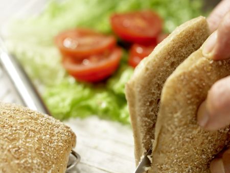 Tofu-Burger Zubereitung Schritt 8 Tofu-Burger Zubereitung Schritt 8
