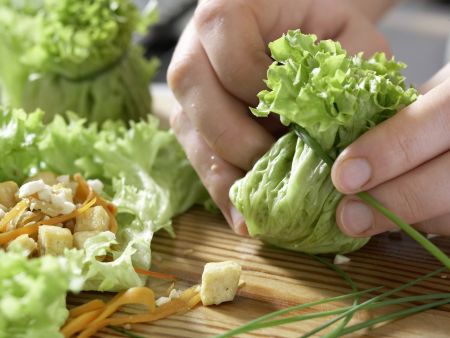 Tofu-Salatbeutelchen Zubereitung Schritt 14 Tofu-Salatbeutelchen Zubereitung Schritt 14